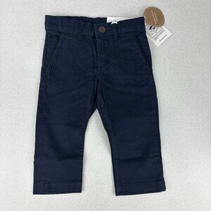 Polarn O. Pyret Regular Straight Leg Pants Navy NWT 9-12M